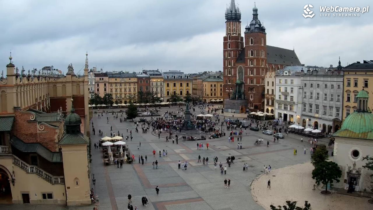 Kraków - widok na Rynek z hotelu - 19 lipiec 2026, 20:07