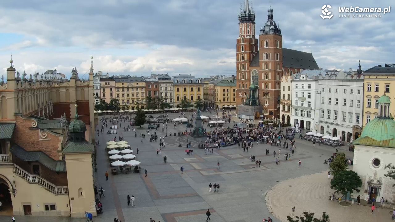 Kraków - widok na Rynek z hotelu - 21 lipiec 2026, 17:51