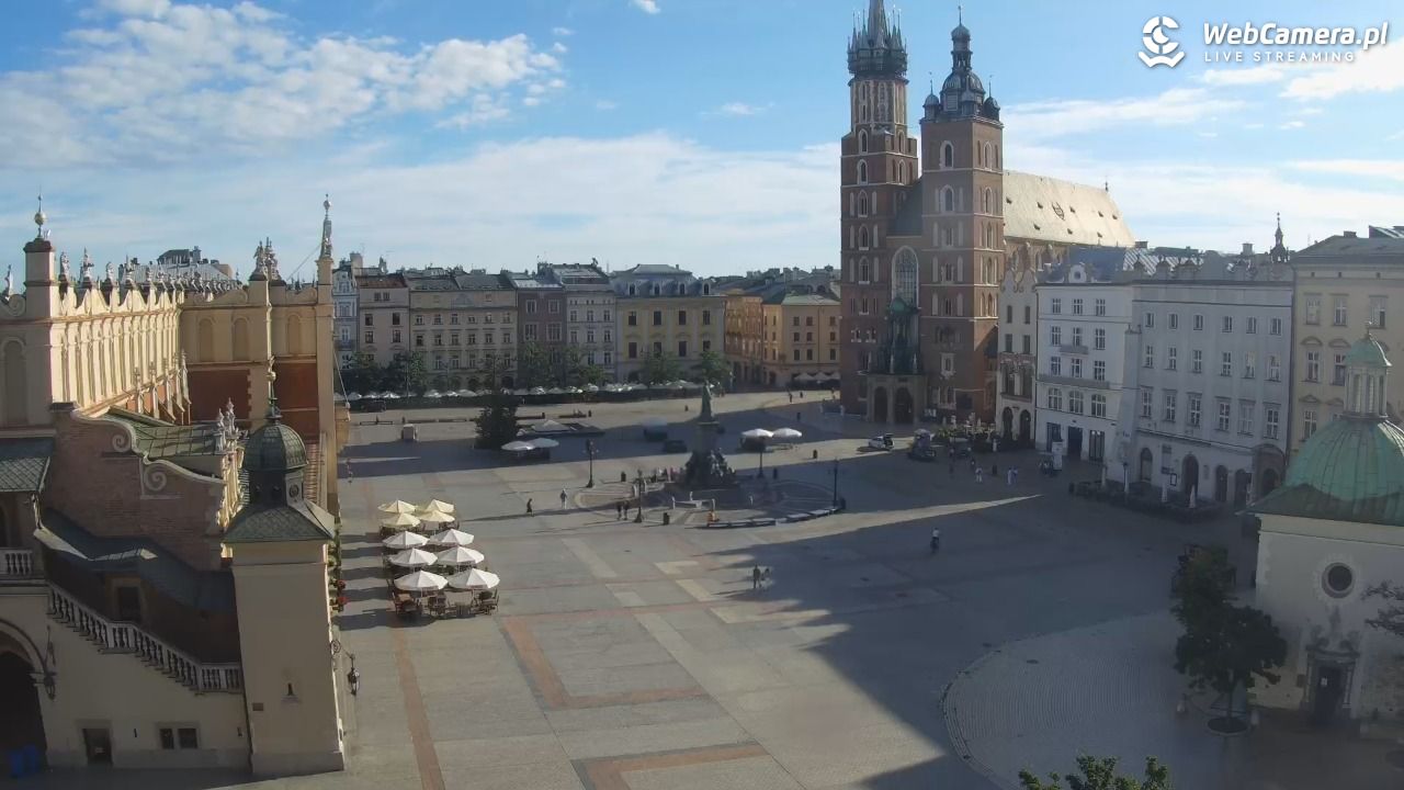 Kraków - widok na Rynek z hotelu - 30 sierpień 2026, 08:29