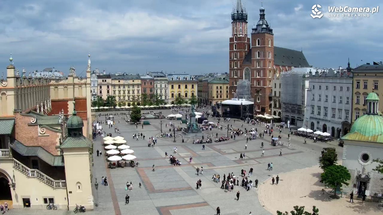 Kraków - widok na Rynek z hotelu - 03 czerwiec 2026, 13:23