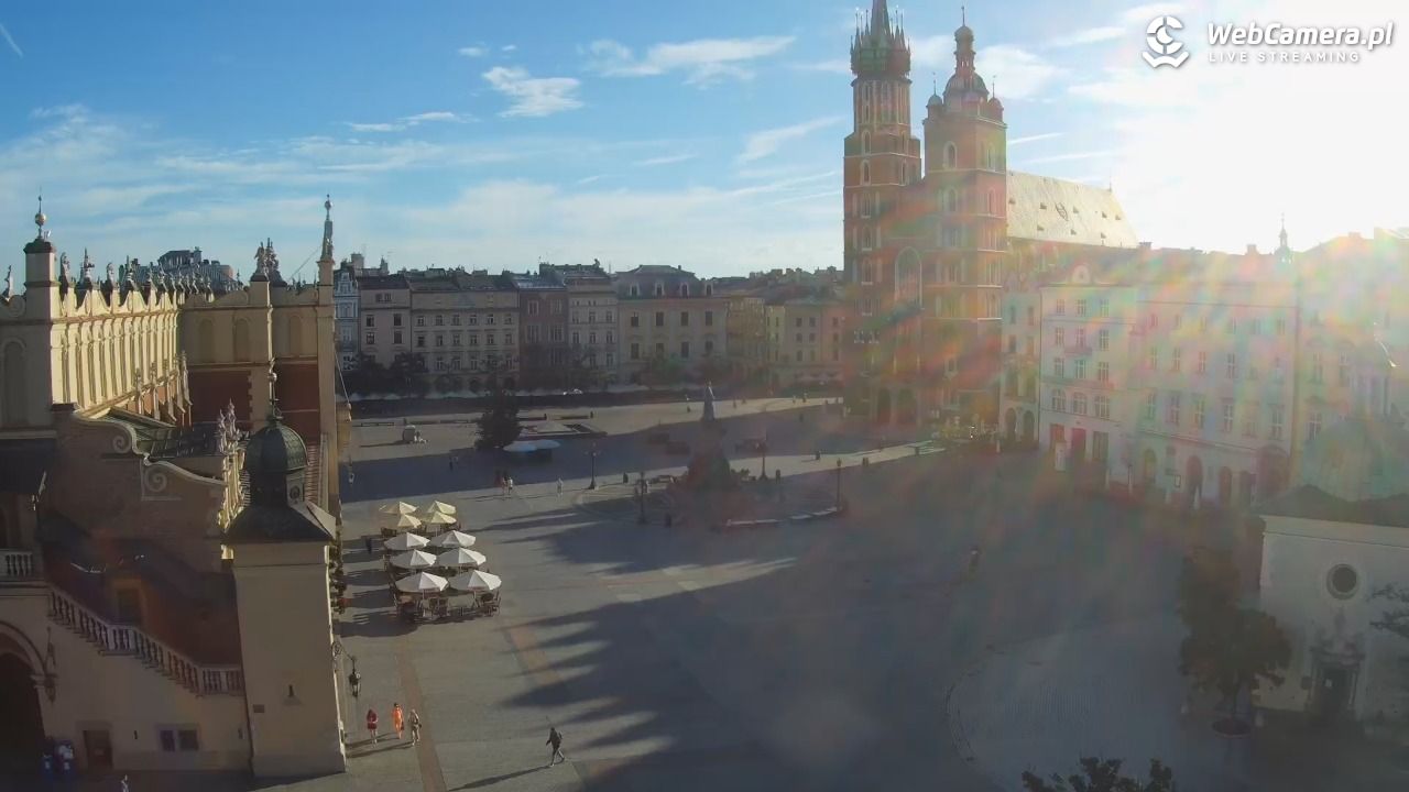 Kraków - widok na Rynek z hotelu - 30 sierpień 2026, 07:49