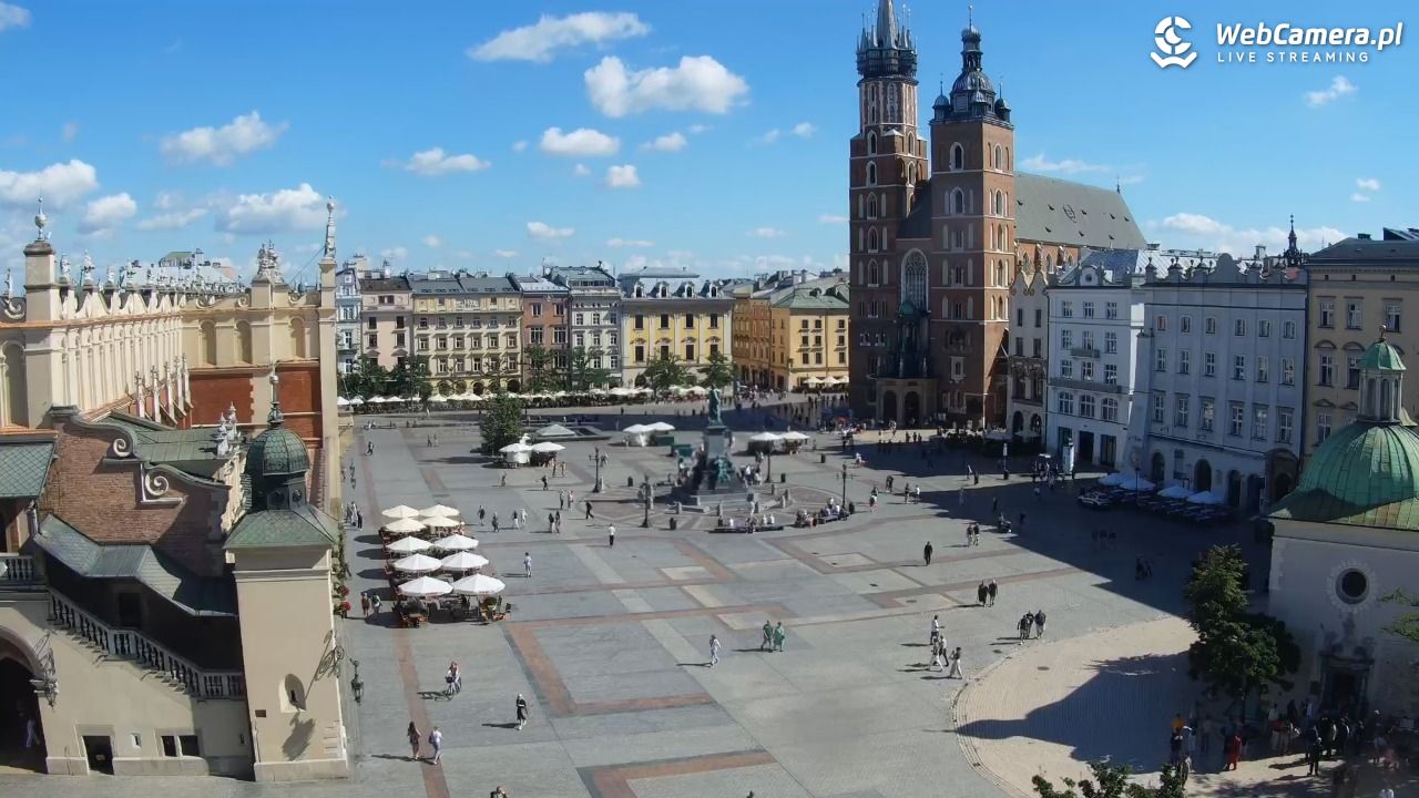 Kraków - widok na Rynek z hotelu - 01 wresień 2026, 10:37