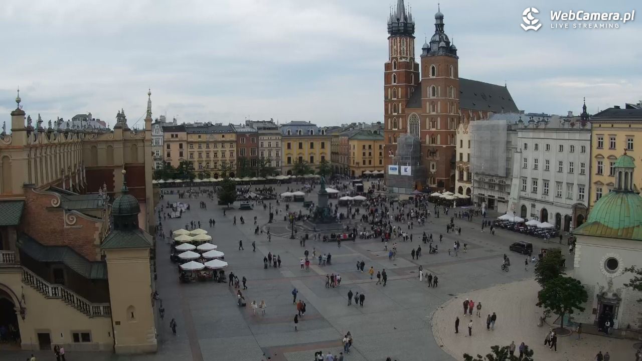 Kraków - widok na Rynek z hotelu - 04 czerwiec 2026, 16:54