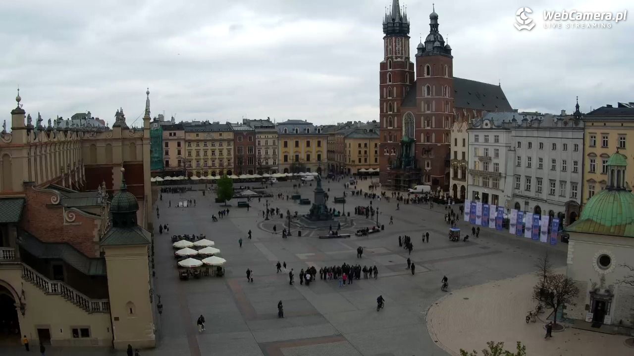 Kraków - widok na Rynek z hotelu - 20 kwiecień 2026, 15:48