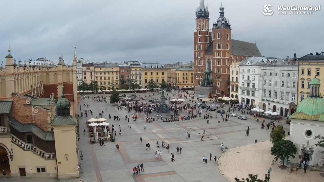 Kraków - widok na Rynek z hotelu - 19 lipiec 2026, 20:00