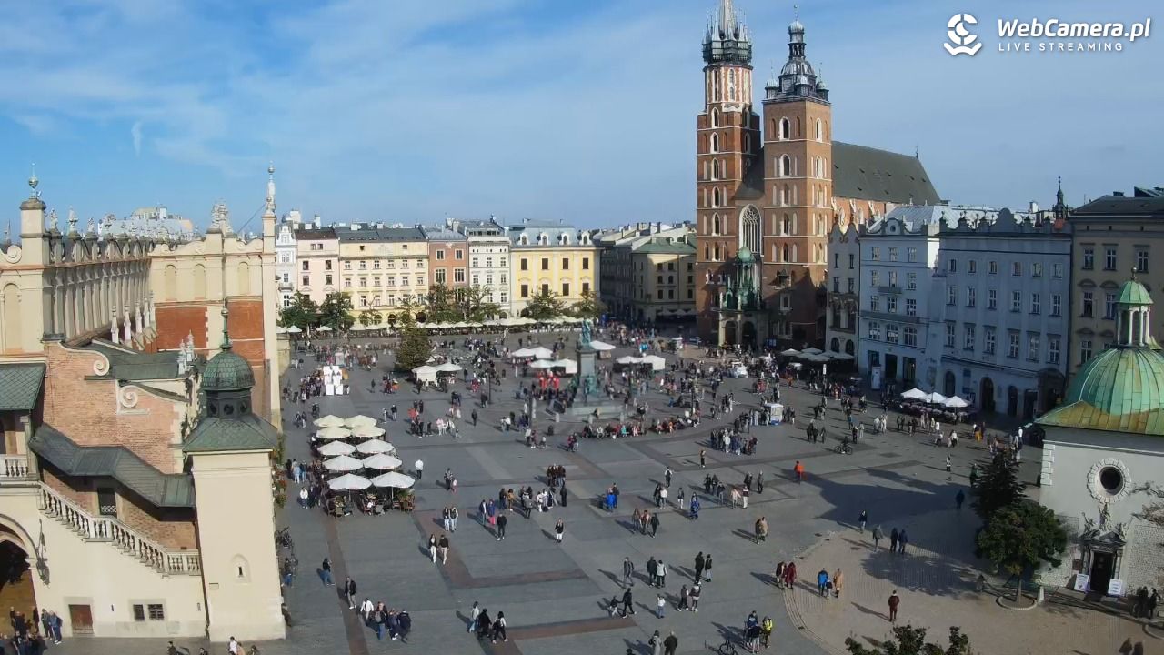 Kraków - widok na Rynek z hotelu - 18 październik 2026, 11:39