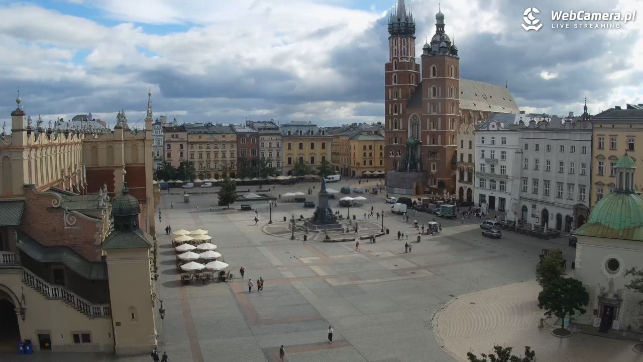 Kraków - widok na Rynek z hotelu - 21 lipiec 2026, 09:04