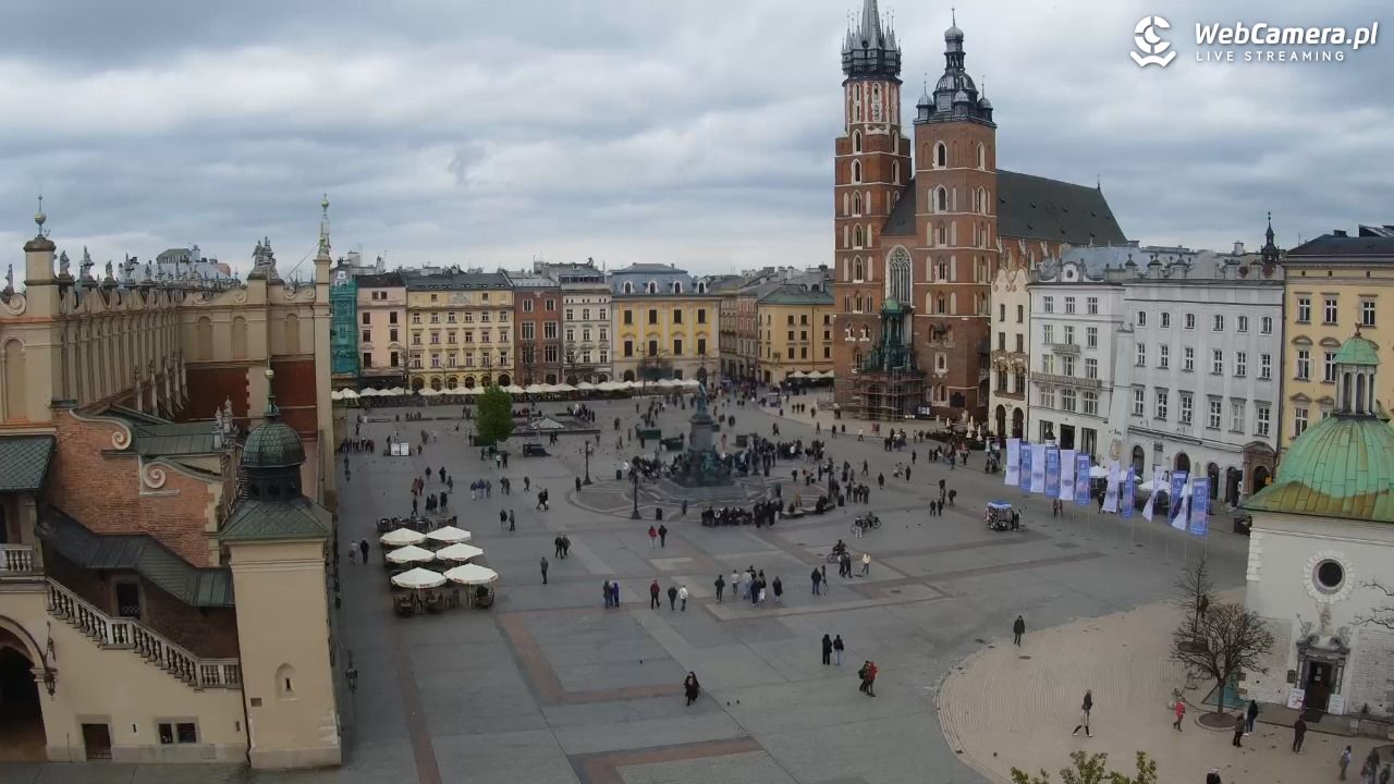 Kraków - widok na Rynek z hotelu - 20 kwiecień 2026, 13:58
