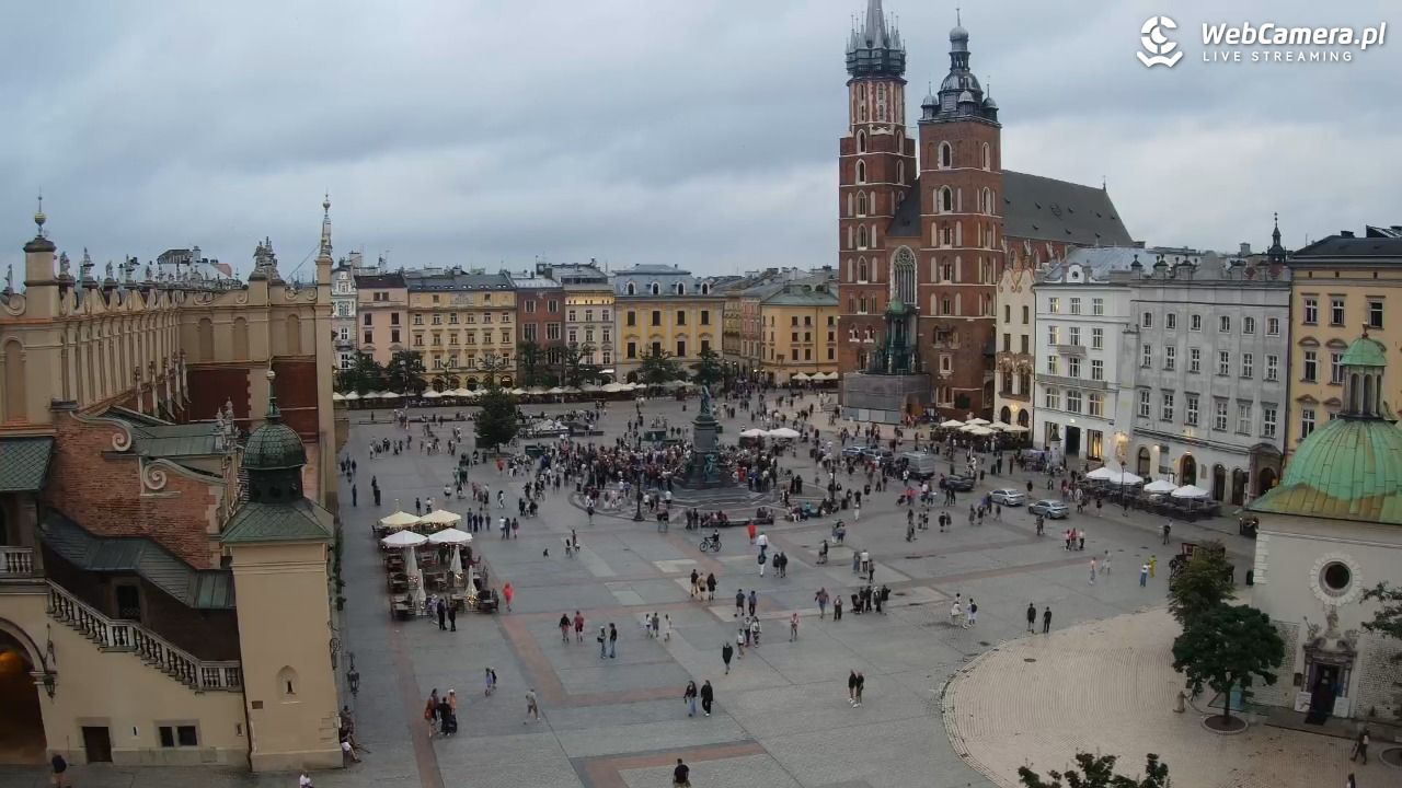 Kraków - widok na Rynek z hotelu - 19 lipiec 2026, 20:07