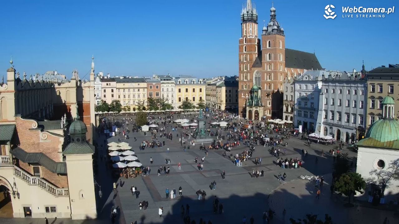 Kraków - widok na Rynek z hotelu - 16 październik 2026, 13:02