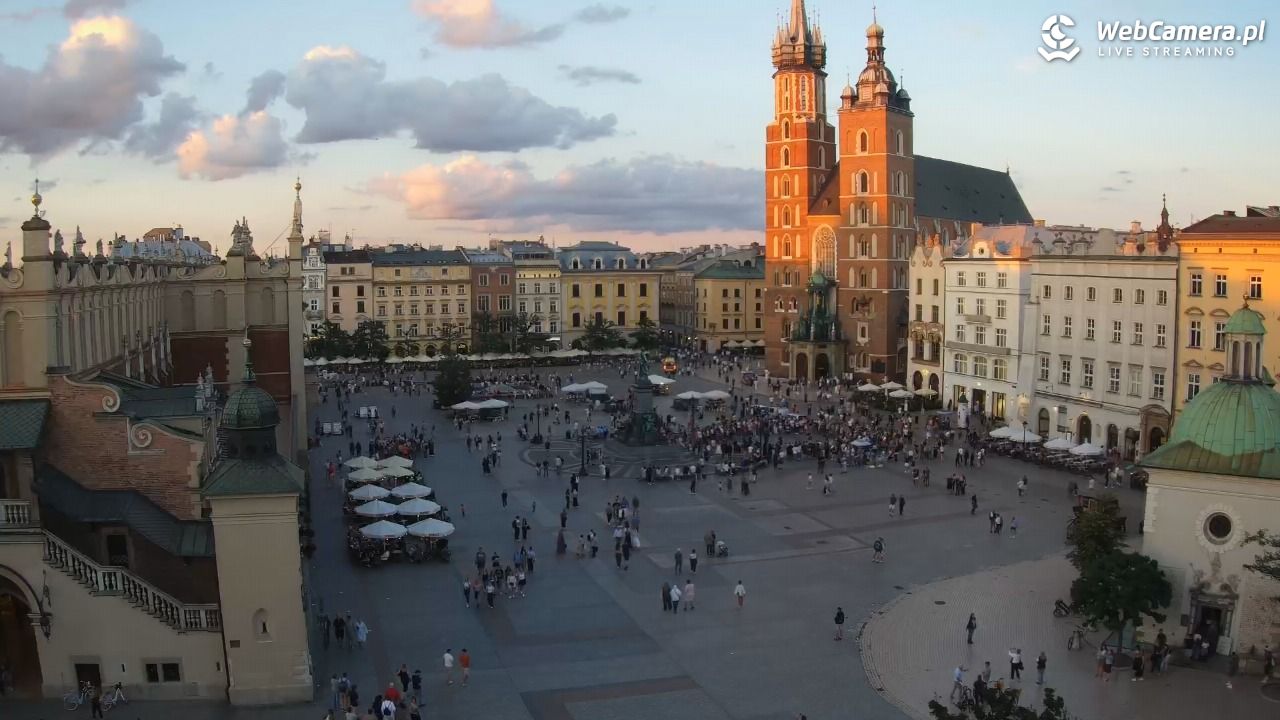 Kraków - widok na Rynek z hotelu - 29 sierpień 2026, 19:24