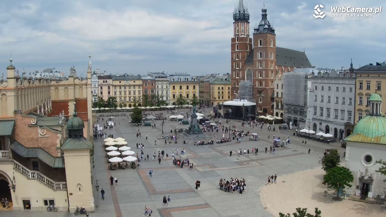 Kraków - widok na Rynek z hotelu - 03 czerwiec 2026, 13:23