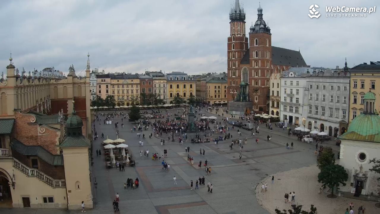 Kraków - widok na Rynek z hotelu - 19 lipiec 2026, 19:48