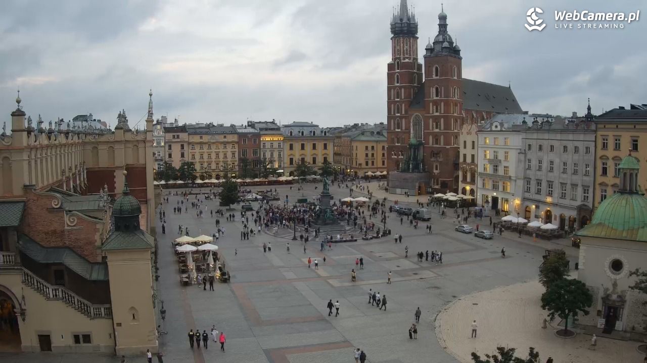 Kraków - widok na Rynek z hotelu - 19 lipiec 2026, 20:19