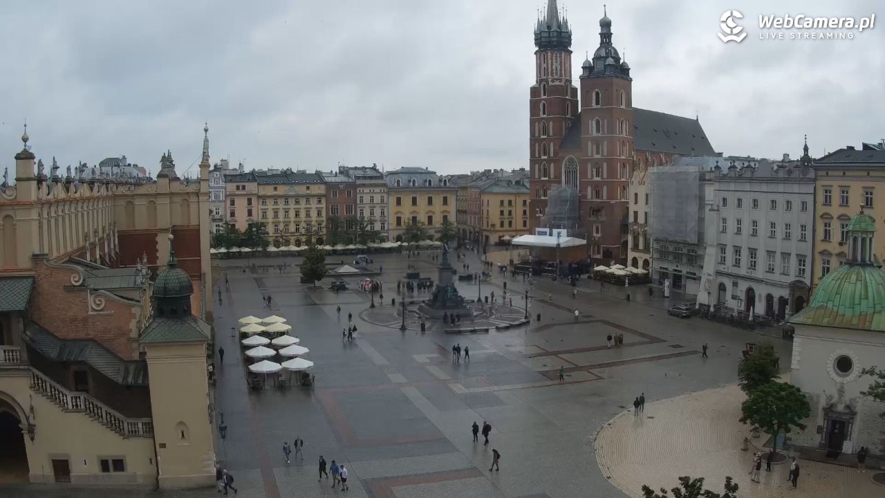 Kraków - widok na Rynek z hotelu - 04 czerwiec 2026, 09:31