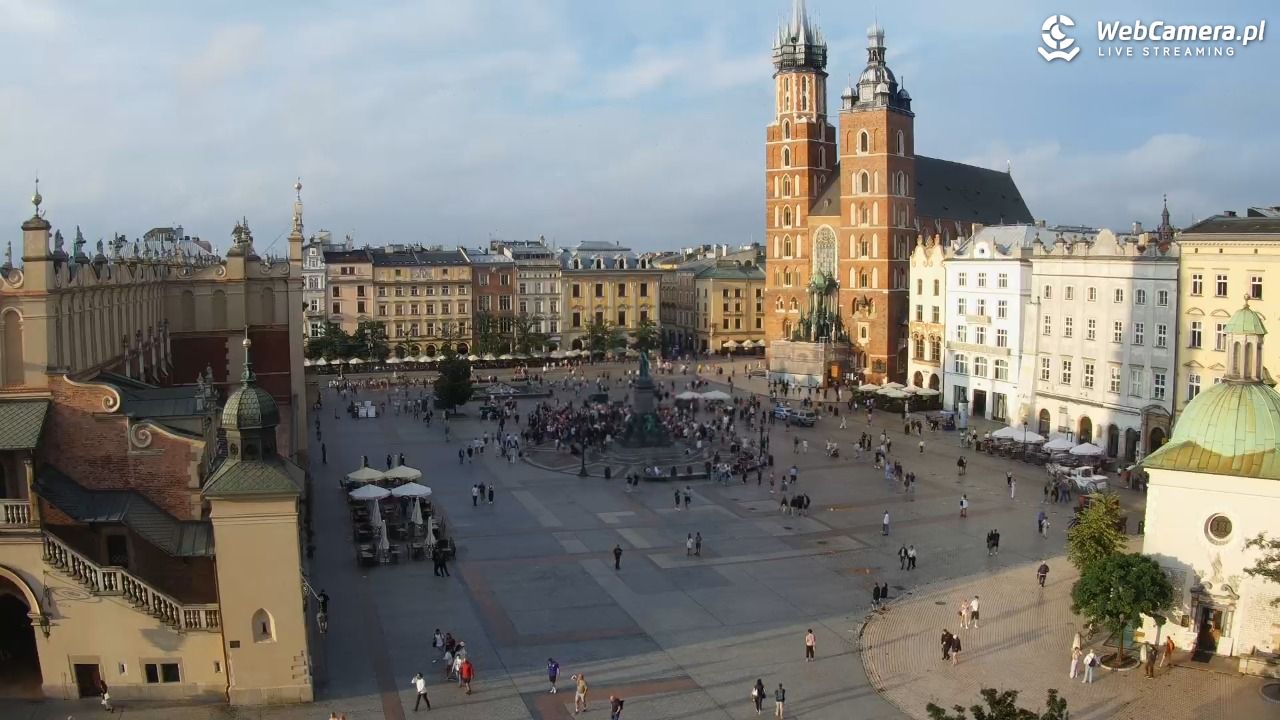 Kraków - widok na Rynek z hotelu - 19 lipiec 2026, 19:17