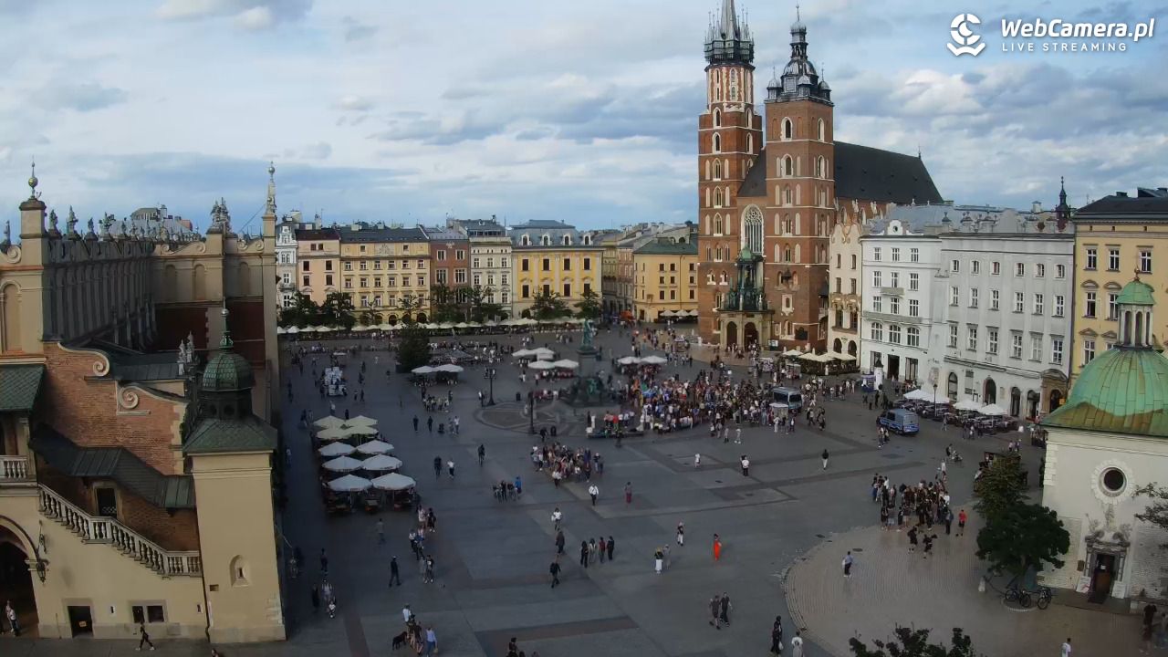 Kraków - widok na Rynek z hotelu - 04 wresień 2026, 16:37