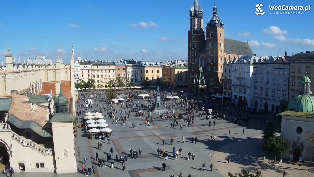 Kraków - widok na Rynek z hotelu - 16 październik 2026, 10:02