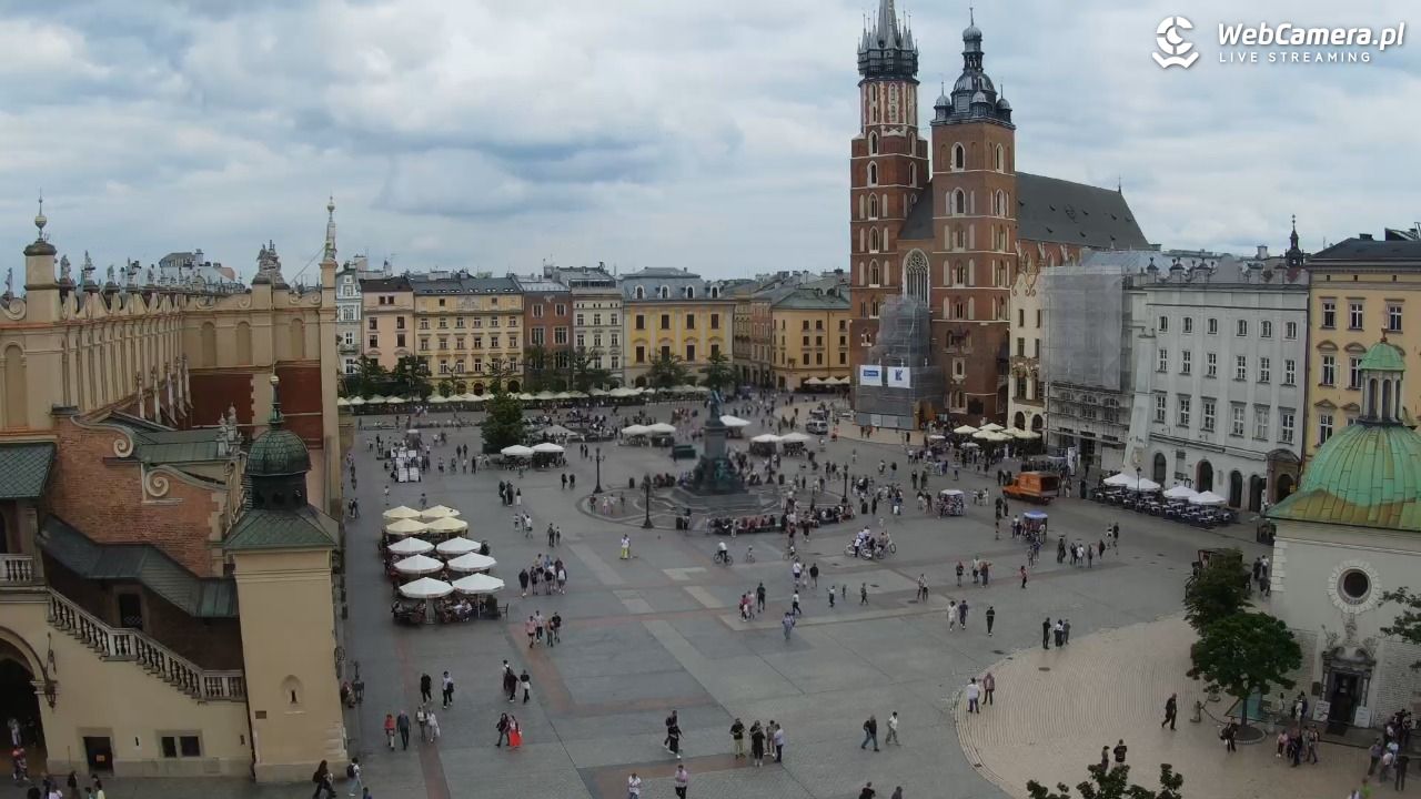 Kraków - widok na Rynek z hotelu - 05 czerwiec 2026, 11:46