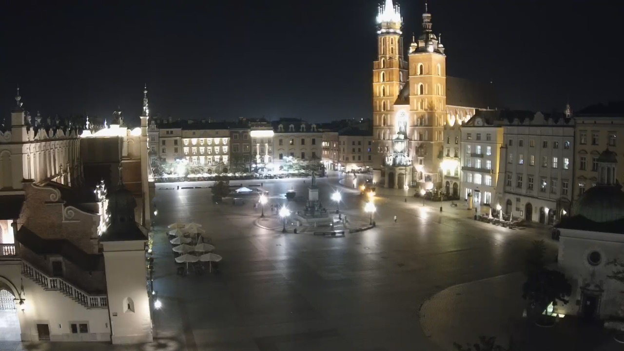 Kraków - widok na Rynek z hotelu - 15 październik 2026, 02:13