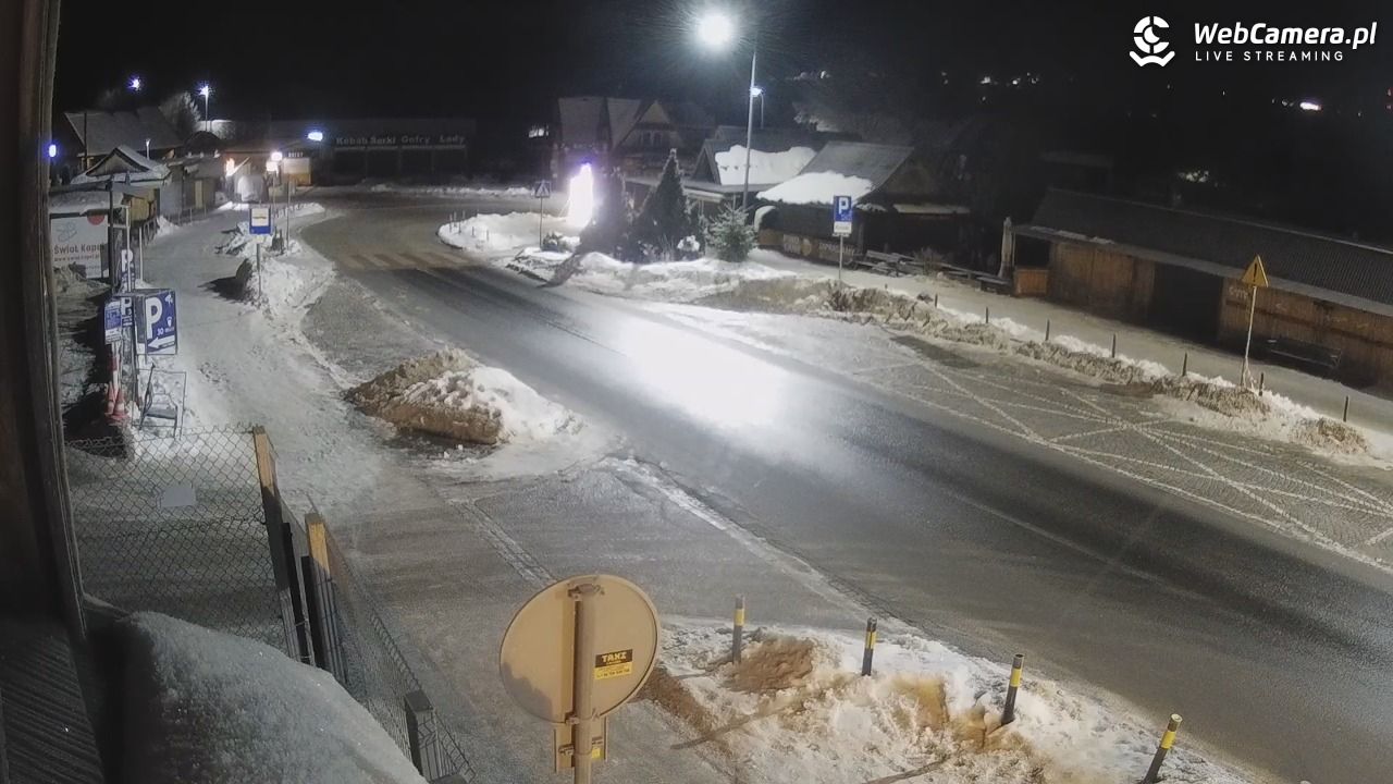 Zakopane - Kamera pod skocznią narciarską - 17 styczeń 2026, 22:30