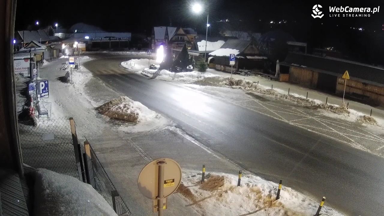 Zakopane - Kamera pod skocznią narciarską - 18 styczeń 2026, 22:41