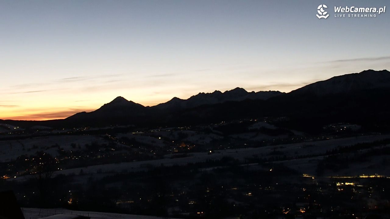 Widok na Tatry z Willi - 05 styczeń 2026, 06:54