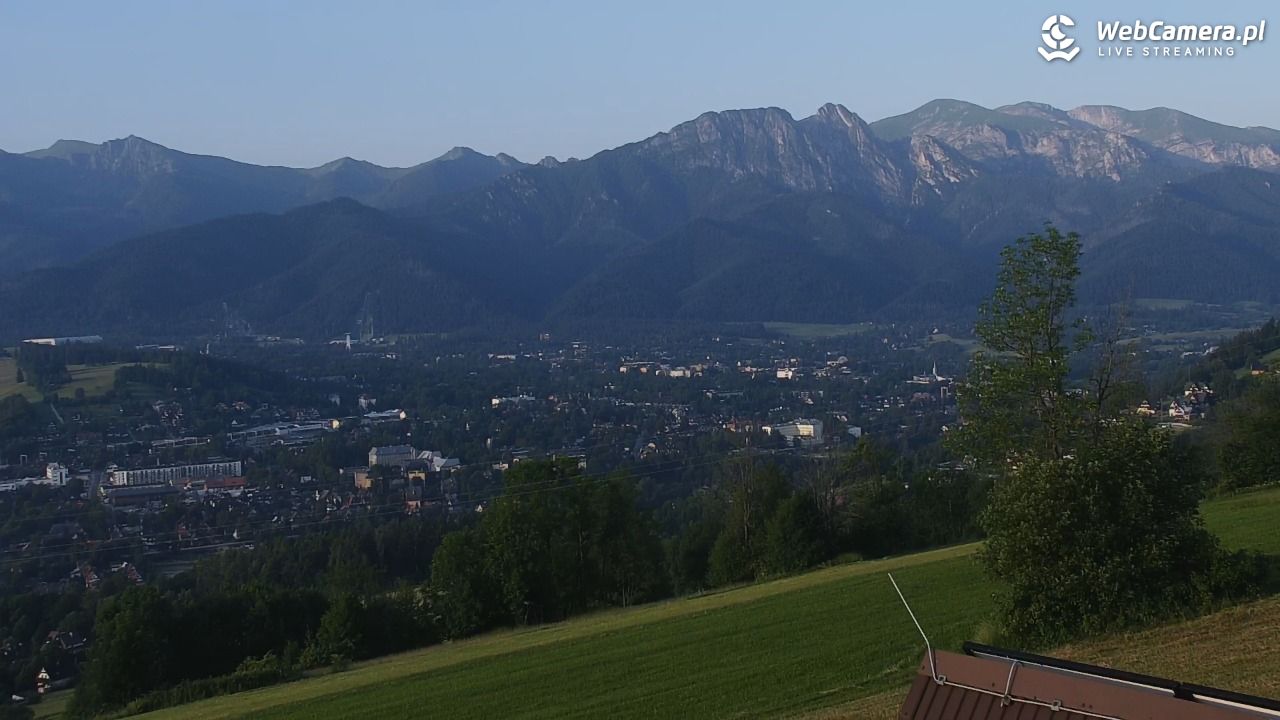Widok na Tatry z Willi Piękne Widoki - 29 czerwiec 2026, 05:50