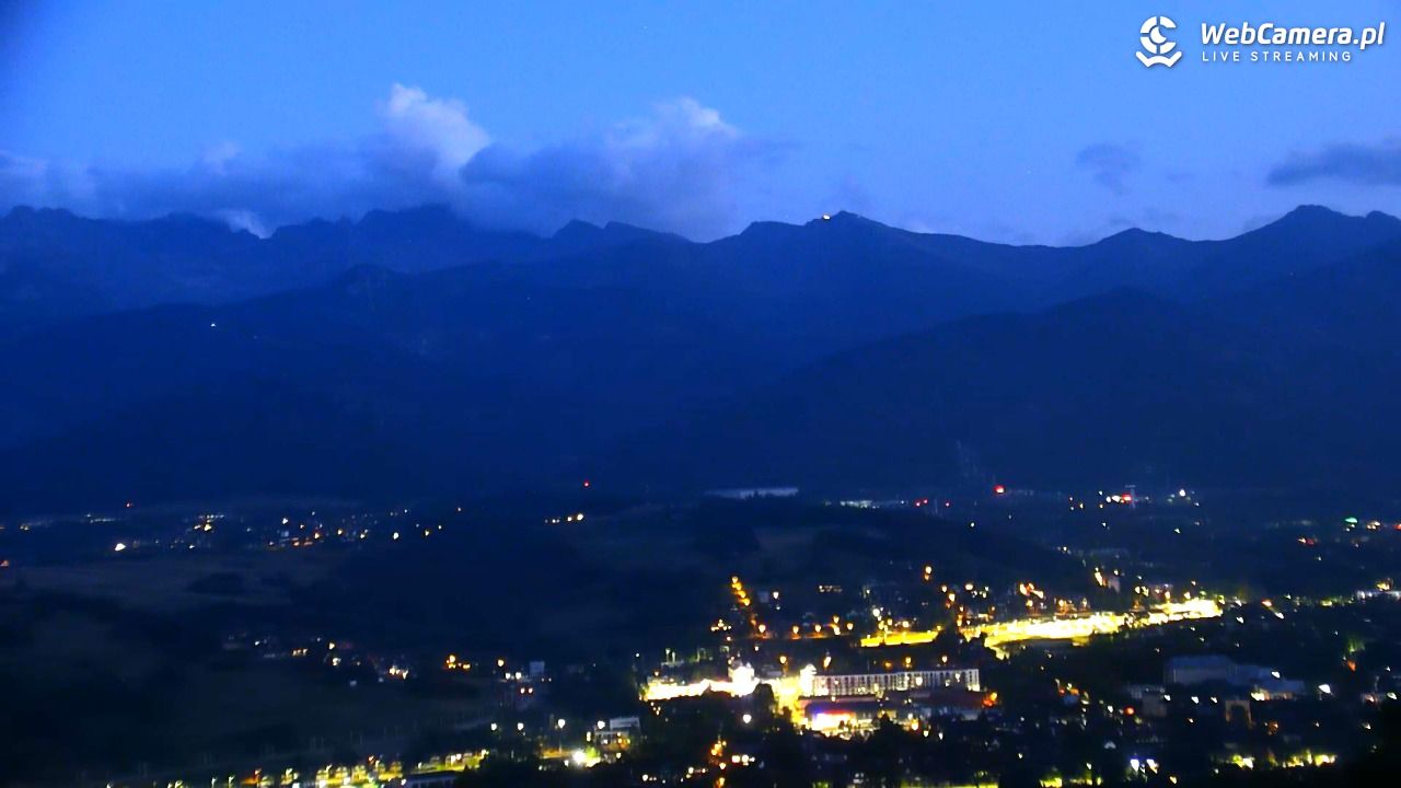 Widok na Tatry z Willi - 01 wresień 2025, 20:02