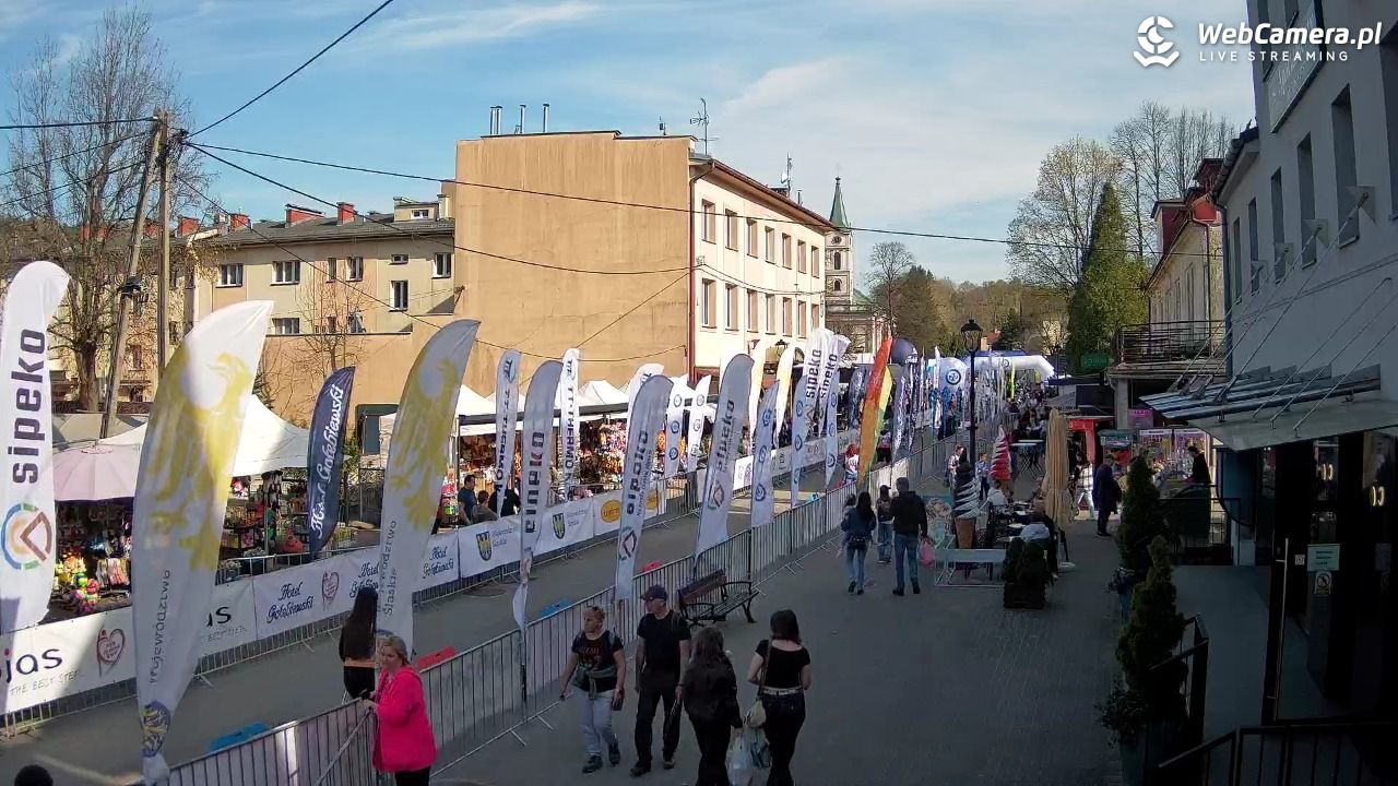 WISŁA - widok na deptak - 25 kwiecień 2026, 16:41