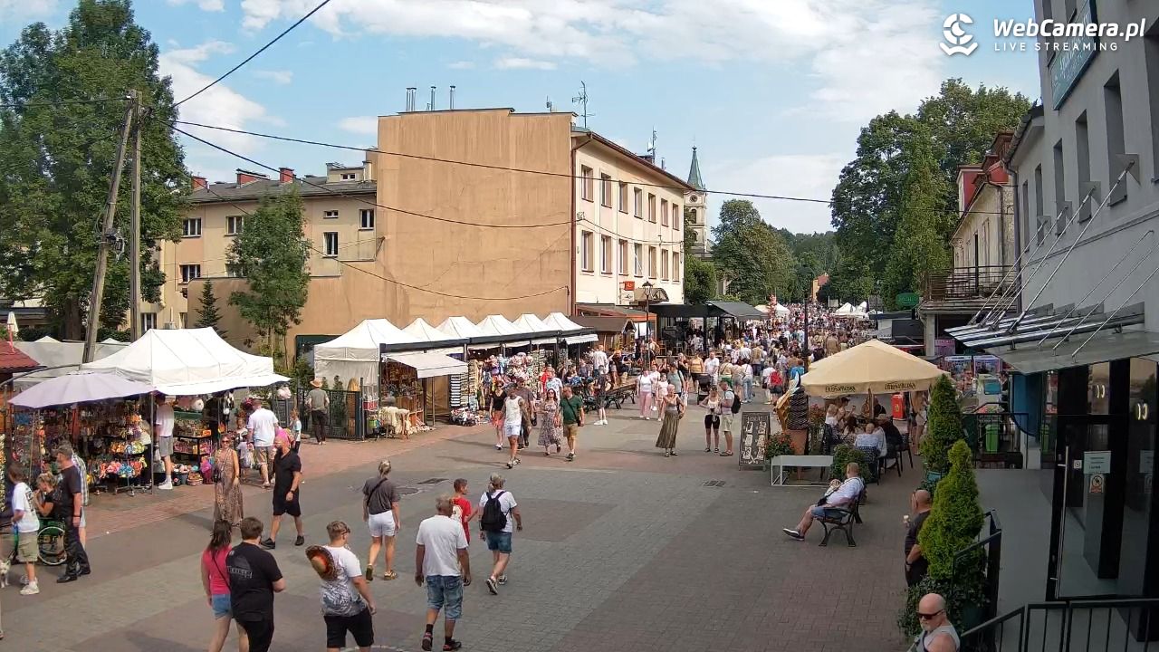 WISŁA - widok na deptak - 26 lipiec 2026, 16:20