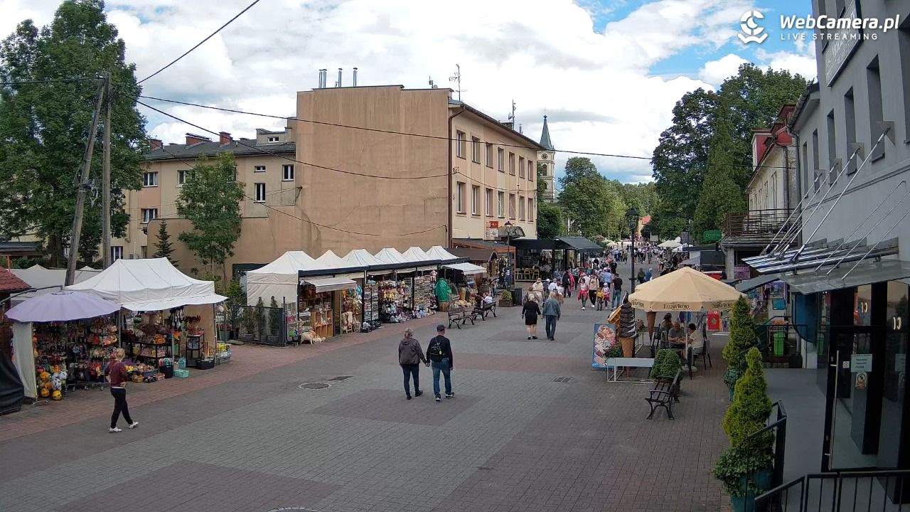 WISŁA - widok na deptak - 13 czerwiec 2026, 15:05