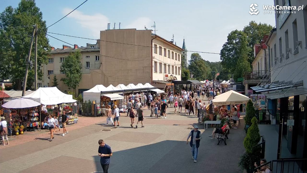 WISŁA - widok na deptak - 26 lipiec 2026, 14:30