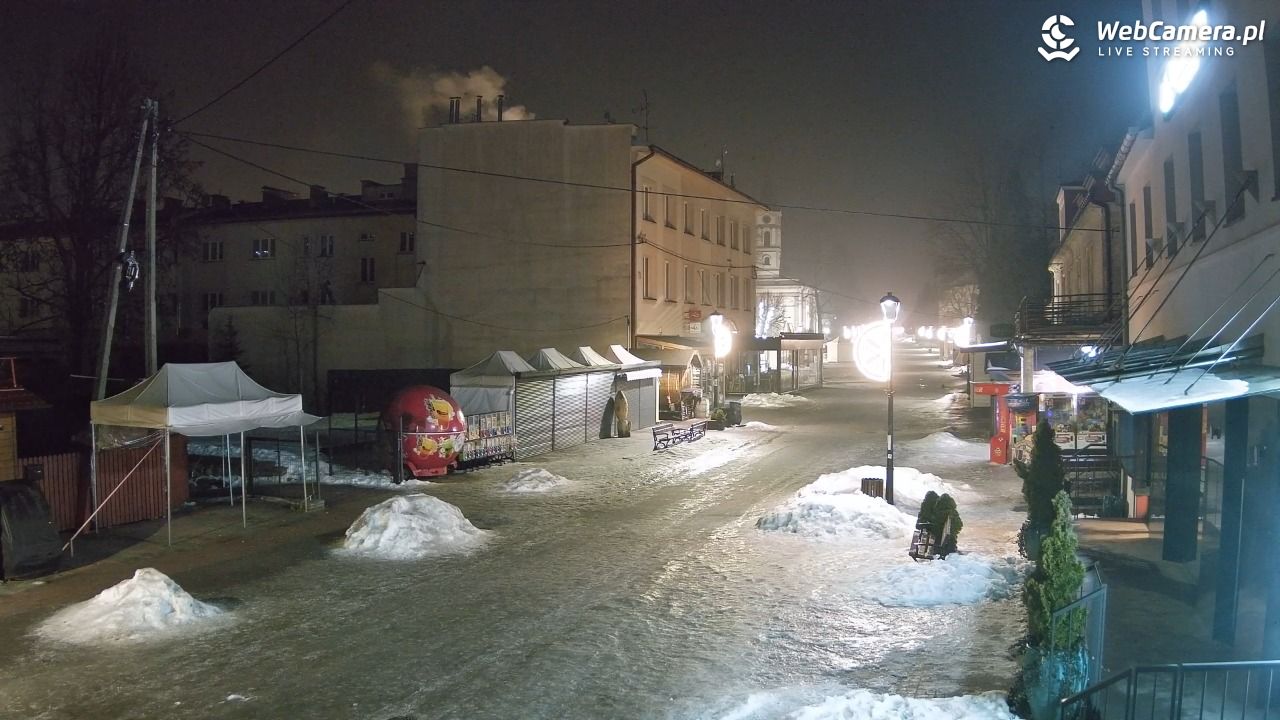 WISŁA - widok na deptak - 25 styczeń 2026, 04:24