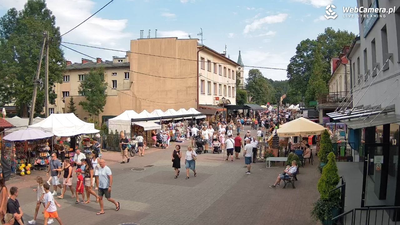 WISŁA - widok na deptak - 26 lipiec 2026, 16:02