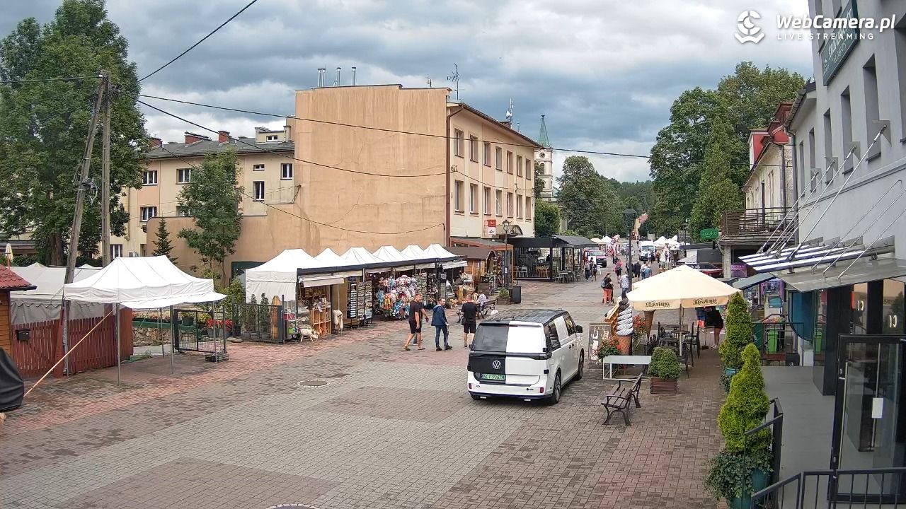 WISŁA - widok na deptak - 27 lipiec 2026, 10:00