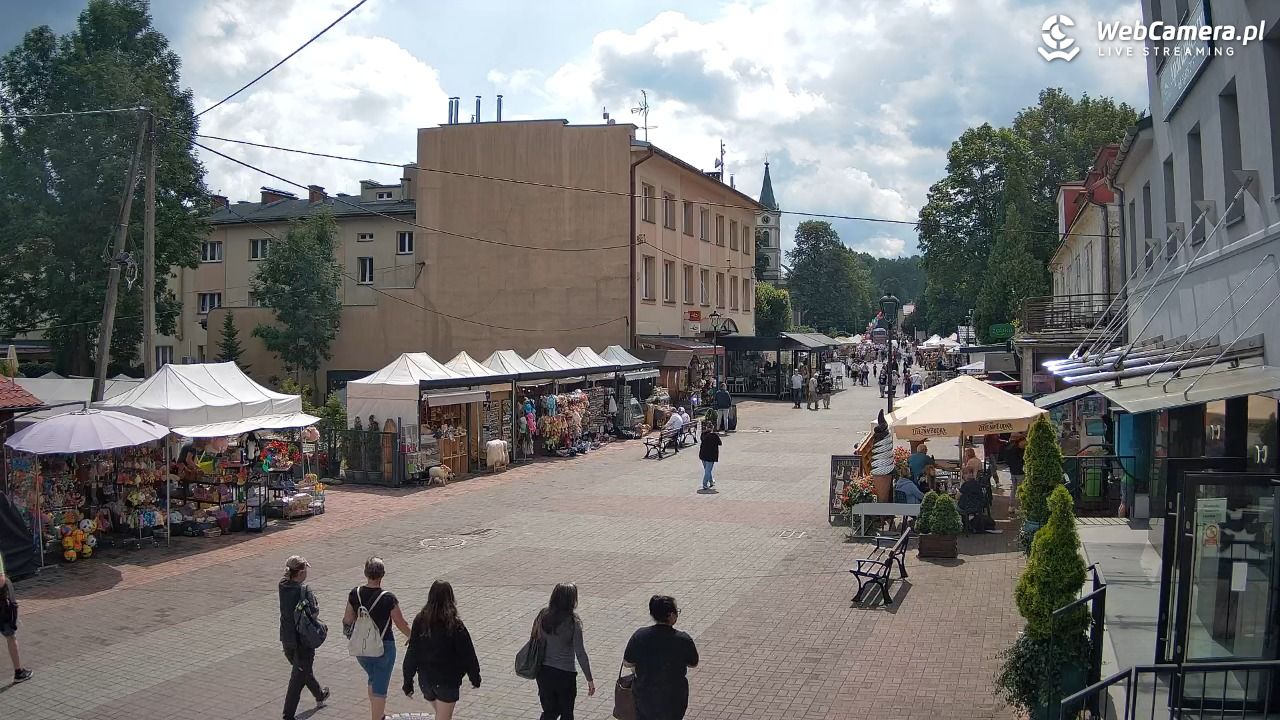 WISŁA - widok na deptak - 28 lipiec 2026, 11:14