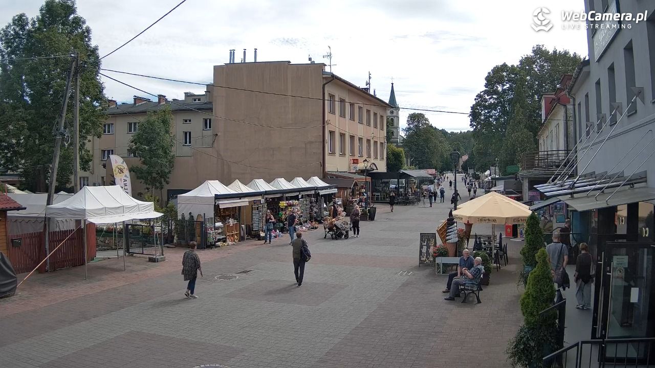WISŁA - widok na deptak - 07 wresień 2026, 11:59