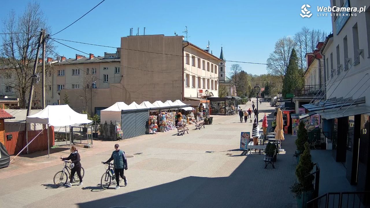 WISŁA - widok na deptak - 27 kwiecień 2026, 13:57