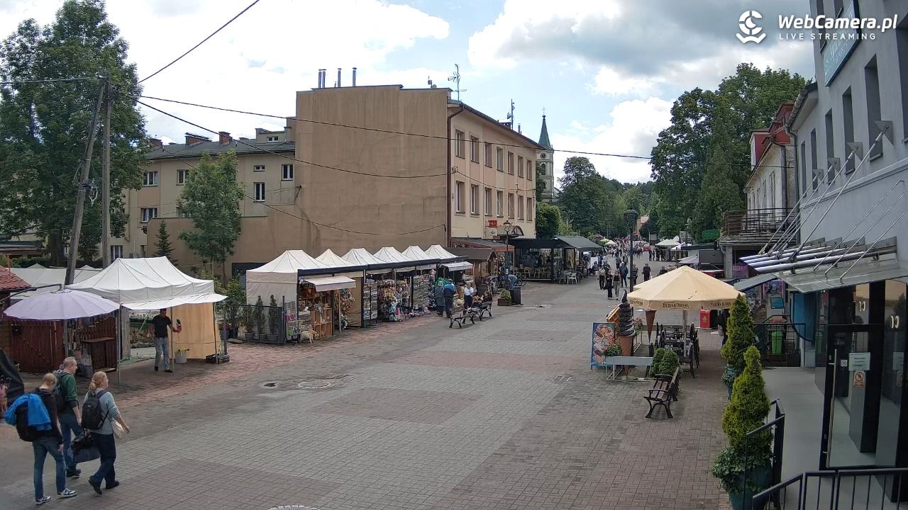 WISŁA - widok na deptak - 13 czerwiec 2026, 10:52