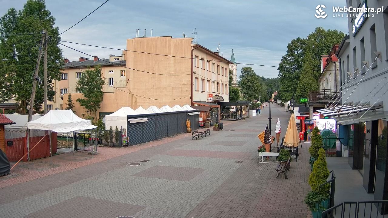 WISŁA - widok na deptak - 12 czerwiec 2026, 20:49