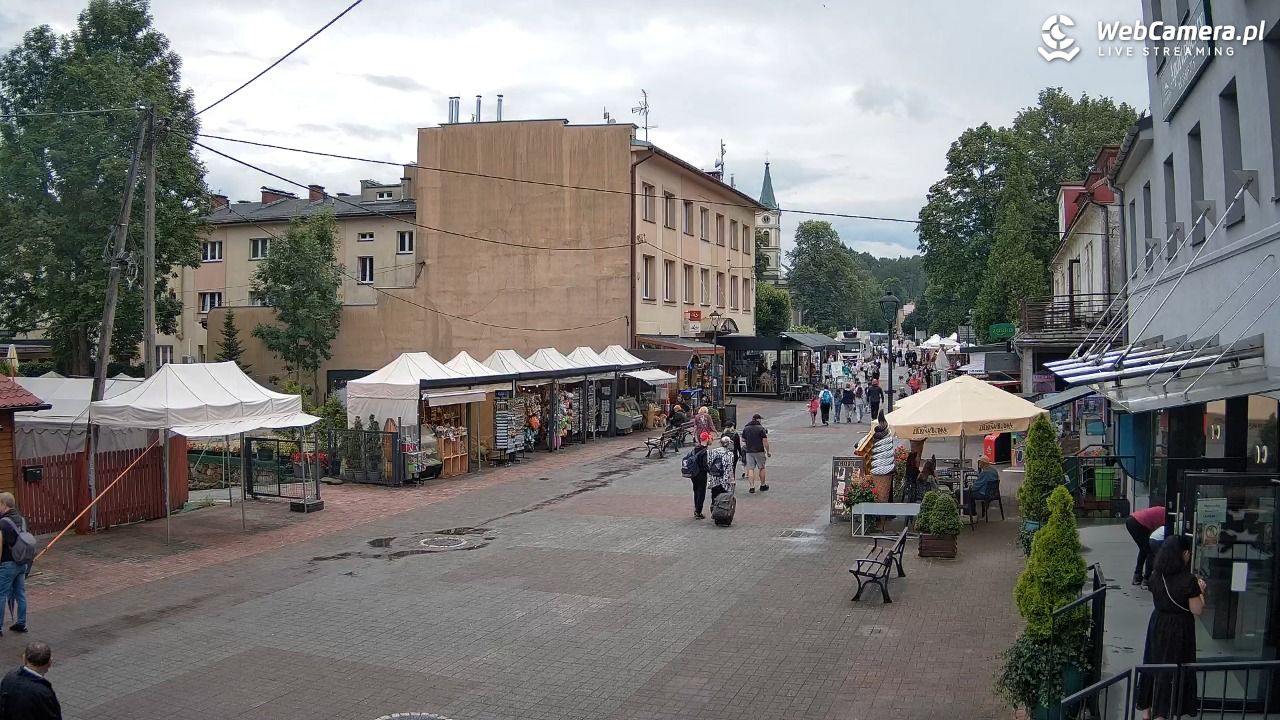 WISŁA - widok na deptak - 27 lipiec 2026, 11:30
