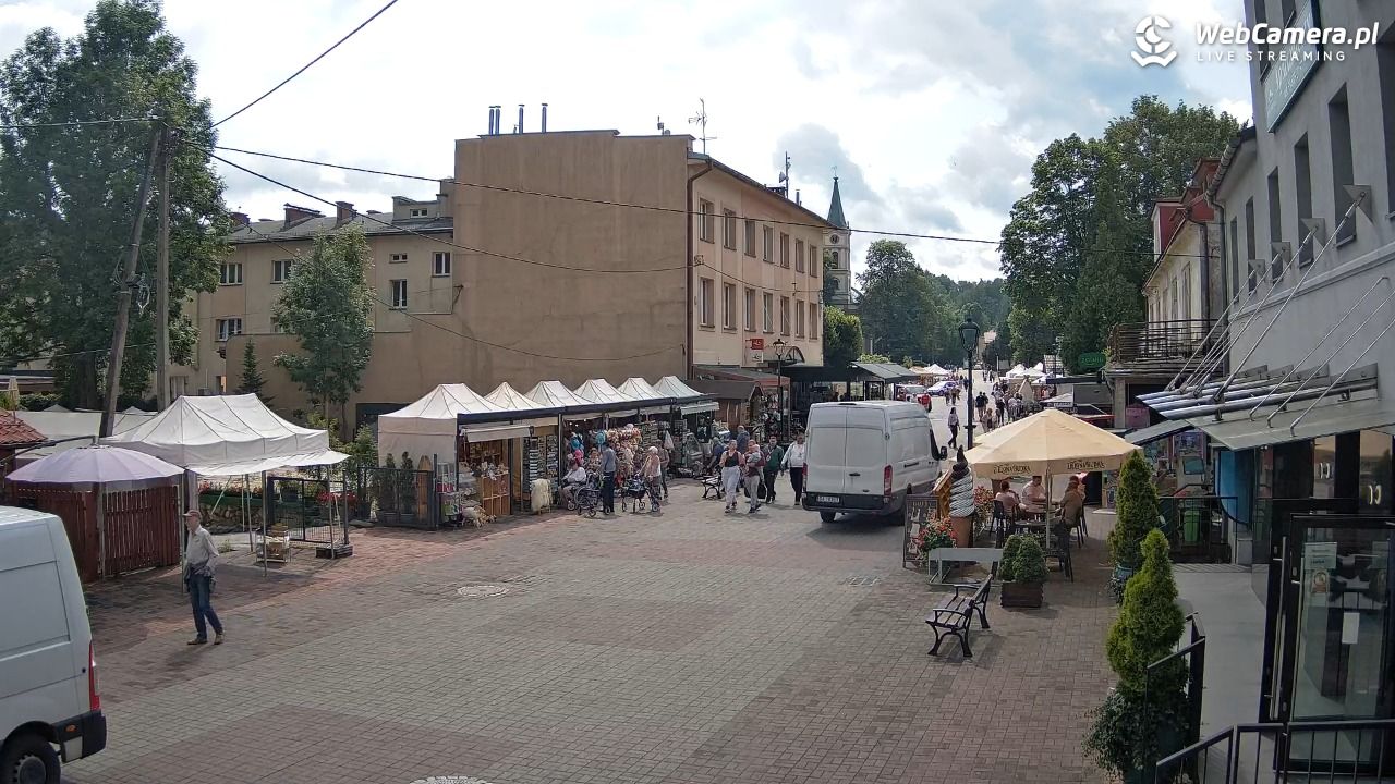 WISŁA - widok na deptak - 28 lipiec 2026, 10:32