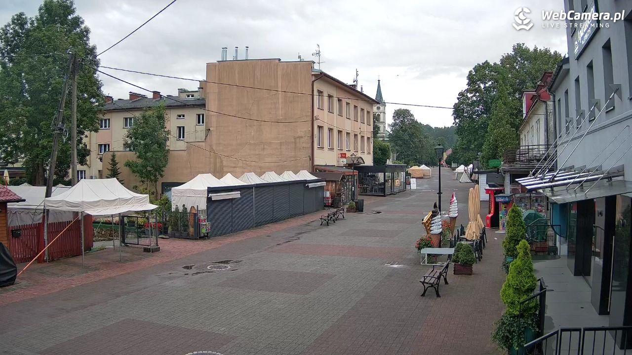 WISŁA - widok na deptak - 28 lipiec 2026, 06:16