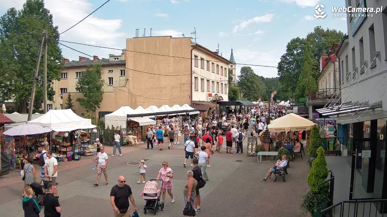 WISŁA - widok na deptak - 26 lipiec 2026, 16:02