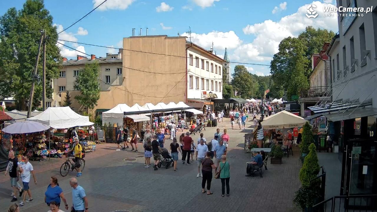 WISŁA - widok na deptak - 28 lipiec 2026, 15:33
