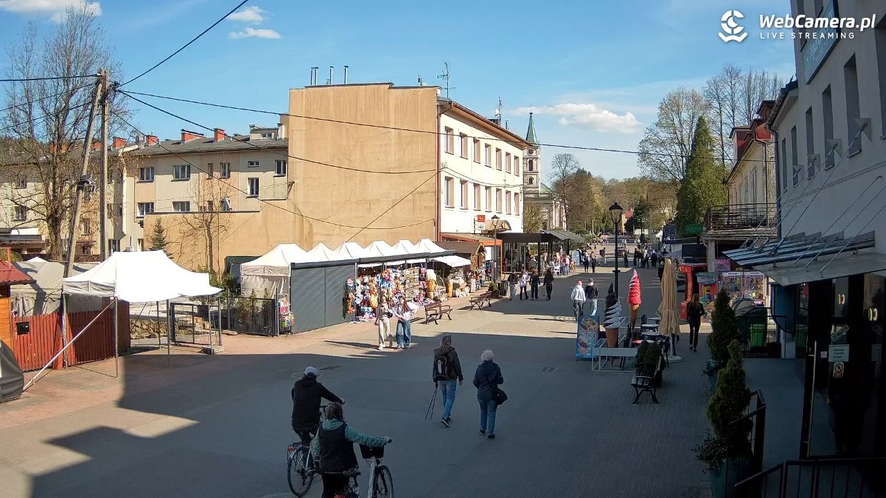 WISŁA - widok na deptak - 28 kwiecień 2026, 16:14