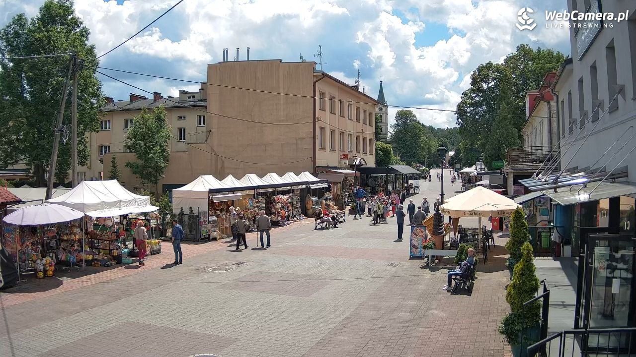 WISŁA - widok na deptak - 12 czerwiec 2026, 11:40