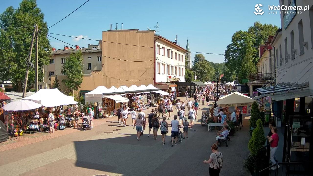 WISŁA - widok na deptak - 29 lipiec 2026, 15:26