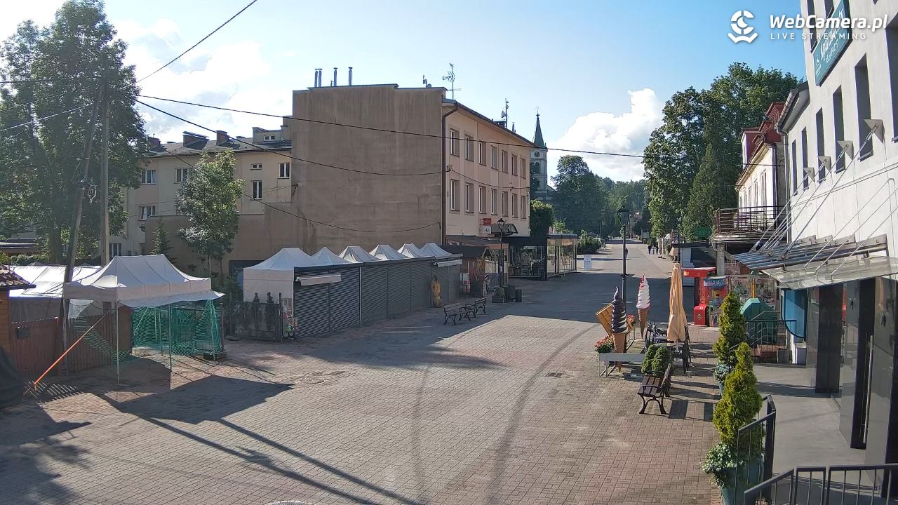 WISŁA - widok na deptak - 12 czerwiec 2026, 07:54